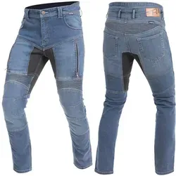 Trilobite Parado Blue Skinny Motorrad Jeans, Größe 30 34 - Stylische Motorradjeans mit Aramid-Verstärkung an kritischen Stellen. Ideal für Biker, die Sicherheit und Komfort in einem modernen Design suchen.