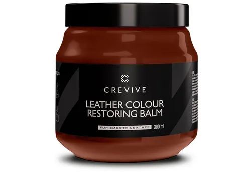 CREVIVE Lederpflege 300 ml - Effektive Lederreparatur - Autopflege & Motorradpflege: 300 ml sehr ergiebige Lederpflege für die Reparatur von Auto, Sofa und Couch in London Tan.