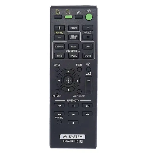 2X(RM-ANP115 Fernbedienung Ersetzt für  Soundbar HT-CT770 HTCT770 HT-CT370 6918