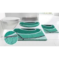 Otto Home Badematte "Juna mit Muster" in Blau (petrol), 80x150 cm, rechteckig - Verleihe deinem Badezimmer mit der Badematte "Juna mit Muster" von OTTO home einen stilvollen Akzent. Die strapazierfähige und pflegeleichte Matte trocknet schnell und ist rutschhemmend, ideal für den täglichen Gebrauch.