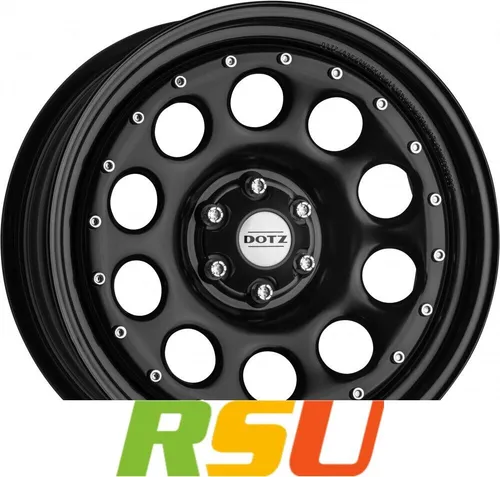 Dotz Modular Beadlock black 18Z Felge - Einteilige Stahlfelge 7.5x18" ET18 mit modernem Design, ideal für Offroad-Fahrzeuge und optimale Anpassungsfähigkeit.