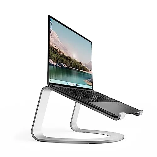 Twelve South Curve SE - Ergonomischer Aluminium Laptop-Ständer für MacBooks und Laptops, hebt den Bildschirm um 15 cm und sorgt für optimale Kühlung