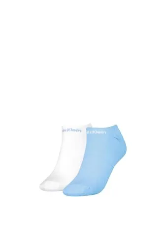 Calvin Klein Damen Sneaker Calvin Klein Gripper Women's Liner Socks 2 Pack, Weiß, Einheitsgröße