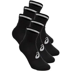 ASICS 6PPK Quarter Laufsocken Unisex-schwarz, Größe 35-38 (auch verfügbar in 43-46)