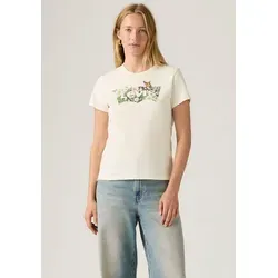 Levi's® T-Shirt LSE THE PERFECT TEE mit Logodruck - Beige XS (34) - Klassisches T-Shirt aus 100% Baumwolle, pflegeleicht und elastisch. Ideal für einen lässigen Look. Perfekt kombinierbar und angenehm zu tragen.