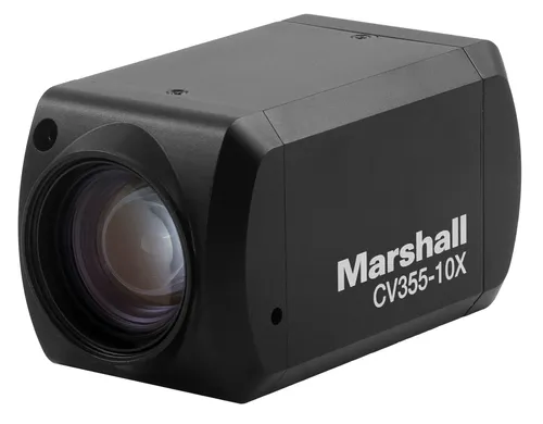 Marshall Electronics CV355-10x Full HD Block-Kamera - Minicams; Full HD Block-Kamera mit 10-fach optischem Zoom und vielseitigen Bildeinstellungen für professionelle Videoanwendungen.