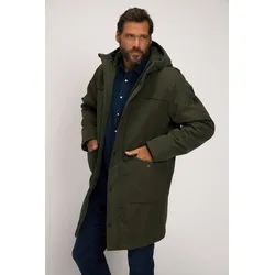 JP1880 Parka mit Kapuze und vielen Taschen in Blau 8XL - Funktionsjacke für große Größen, bietet viel Stauraum durch zahlreiche Taschen und ist ideal für Outdoor-Aktivitäten.