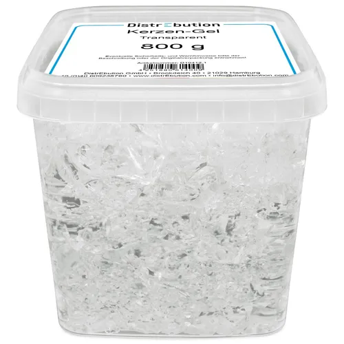 Kerzen-Gel transparent 800g Gelwachs zum Kerzen gießen & Gelkerzen selber machen