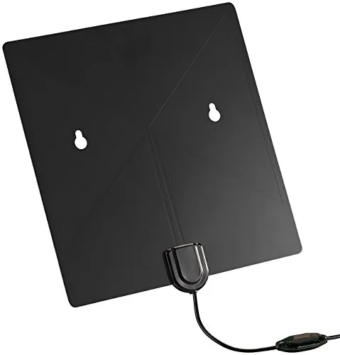 Q-Sonic Antenne: Aktive DVB-T/T2-Zimmerantenne TX-250 für HDTV-Empfang, 0,8 mm, +25 dB (TV Antenne, TV Zimmerantennen, DVBT)