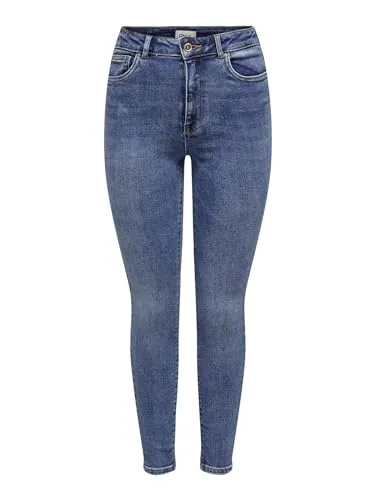 ONLY Damen Onlmila Hw Sk ANK Bb Bj13994 Noos Skinny Jeans, Hell Blau, 28W / 32L - Jeans Kategorie: Skinny Jeans mit normaler Taille, ideal für einen lässigen Look. Dehnbarer Stoff für optimalen Tragekomfort und perfekte Passform.