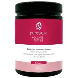 Puresgp Kollagen Peptide 300 g - rezeptfreies Kollagenpulver, unterstützt die Hautelastizität und stärkt das Bindegewebe