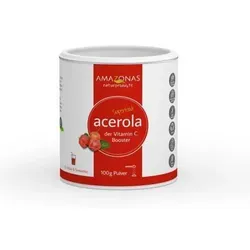 ACEROLA 100% natürliches Vitamin C Pulver 100 g - Vitamin C Pulver aus 100% Acerola, ideal zur Stärkung des Immunsystems und für eine gesunde Haut.