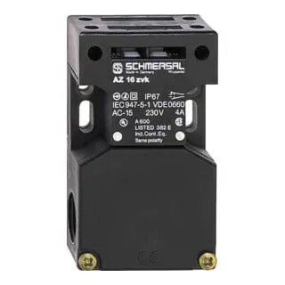 Schmersal AZ16 ZVK-M16 Sicherheits-Schalt. 1Ö/1S o. Rastung M16 - Elektrotechnik: Zuverlässiger Sicherheits-Schalter mit Rastung für maximale Sicherheit in elektrischen Anwendungen.