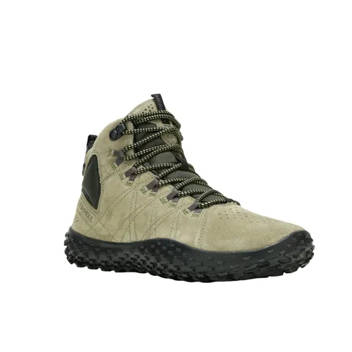 Merrell Unisex Wrapt MID WP Sneaker, Grün, 44 EU - Wanderschuhe mit wasserdichter Membran und griffiger Sohle, ideal für Outdoor-Abenteuer und vielseitige Nutzung.