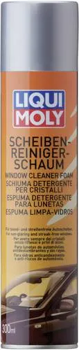 Liqui-Moly Scheibenreiniger 1512 - Gebrauchsfertiger Schaumreiniger 300ml - Autopflege & Motorradpflege: Effektiver Schaumreiniger für blendfreie Scheiben, entfernt mühelos Nikotin, Insekten und Fett für optimale Sicht im Fahrzeug.