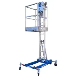 ASC XS-Lift Hebebühne mit 4,5m Arbeitshöhe - Gerüst für manuelle Ein-Mann-Anwendungen, extrem robust und leicht zu transportieren, ideal für enge Räume und schnelle Montage.