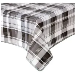 texpot Tischdecke Wachstuch Streifen Karos abwischbar Wachstuchtischdecke (1-tlg) bunt Rund | 140 cm x 140 cm