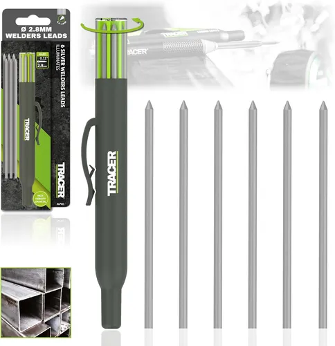 OX Tools UK 6 Silberschweisserminen Ersatzminen für Tracer Tieflochbleistift ALPW1