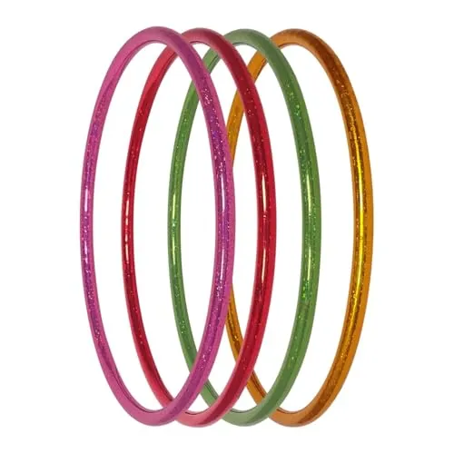 Hoopomania Kinder Hula Hoop Reifen mit Sternen Muster - Ø70cm, Gelb - Bauchtrainer & Rückentrainer für Kinder, fördert Ausdauer und Körperhaltung mit robustem Design für stürmische Kids. Hochwertige deutsche Handarbeit aus Bayern.