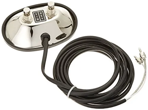 Fender Footswitch 2 Button Vibrato/Reverb - Effektgerät für Gitarre & Bass, ermöglicht kreative Klanggestaltung mit Vibrato und Reverb-Effekten für professionelle Musiker.