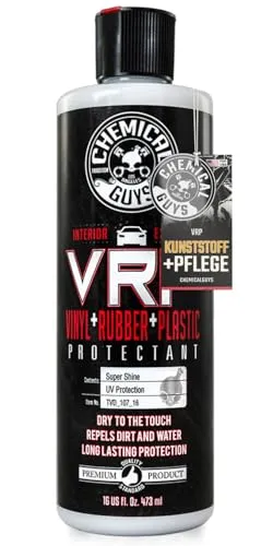 Chemical Guys® VRP Vinyl, Rubber, Plastic Shine & Protectant TVD_107_16 - Kunststoffpflege Auto, Intensivpflege für alle Kunststoffteile innen & außen Kunststoffreiniger Cockpitpflege 473ml