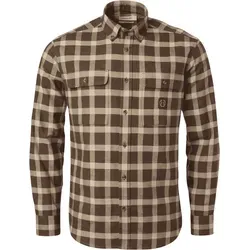 Chevalier Flanell-Hemd Heron - Soil Brown Checked M