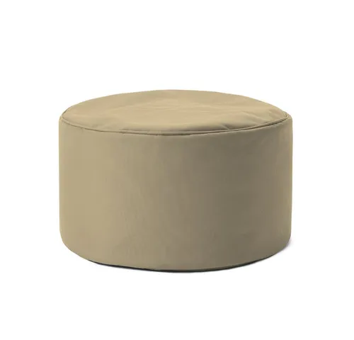 Lumaland Sitzsack Pouf 50L - Kompakter Hocker & Tisch in Beige/Braun - Sitzsäcke: Vielseitiger Indoor/Outdoor Pouf mit 5 Jahren Garantie, ideal als Hocker oder Tisch, leicht und robust.