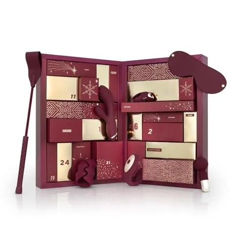 Beate Uhse Erotischer Adventskalender 2024 Naughty & Nice - Sexspielzeug-Sets mit 24 aufregenden Geschenken, ideal für Paare, um neue erotische Erfahrungen im Schlafzimmer zu entdecken.