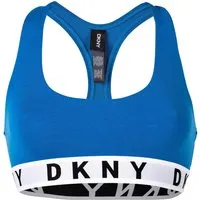 Dkny Bustier Racer Back mit Logo Aufdruck - Elegantes Damen Bustier von DKNY mit stylishem Logodruck. Der bügellose Schnitt und das breite Unterbrustband bieten optimalen Komfort und Halt für den Alltag.