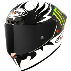 Suomy S1-XR GP Pecco Bagnaia Monster Mugello Replica 2024, Integ - Weiß/Schwarz/Grün - XS