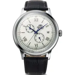 Orient Bambino Automatic Dress RA-AK0701S10B Herrenuhr - Elegante Analog-Herrenuhr mit automatischem Uhrwerk, 30 m wasserdicht und edlem Lederarmband - ideal für besondere Anlässe und den täglichen Gebrauch.
