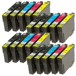 Tisanto 20x für T1631 - T1634 refill Tintenpatronen kompatibel zu Epson