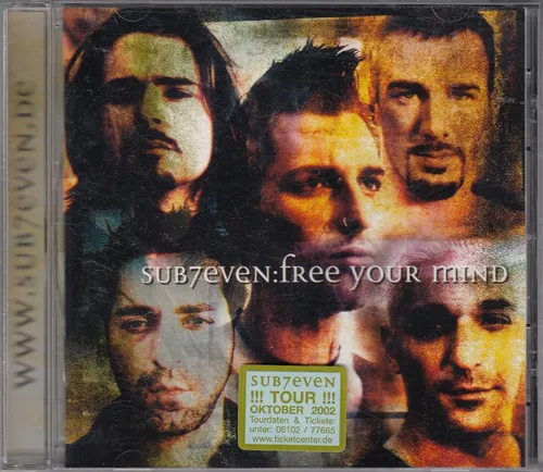 SUB7EVEN Free Your Mind CD Album 2002 RAR & NEUWARE Weatherman Hard Rock WIRTZ