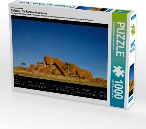 Calvendo Ein Motiv aus dem Kalender Colours - Die Farben Australiens 1000 Teile Puzzle quer 640x480mm, Redecker - www.4pfoten-design.; 7365699