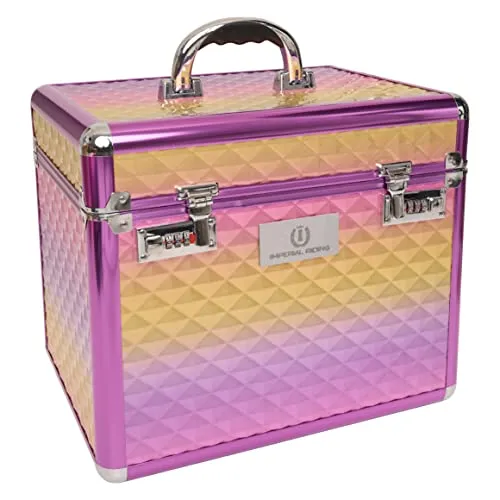 Imperial Riding Putzbox IRHShiny, Unicorn - Zubehör für Sattel- & Zaumzeug, stilvolle Putzbox mit schimmerndem Einhorn-Design für Pferdeliebhaber