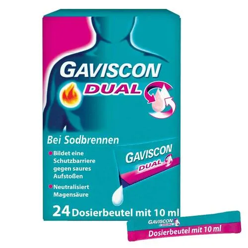 GAVISCON Dual Suspension mit Zweifachwirkung gegen Sodbrennen