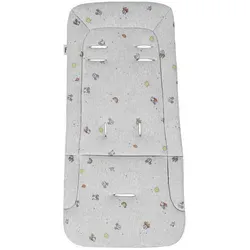 hauck Pushchair Seat Liner Disney Mickey & Minnie - Universal Sitzauflage für Buggys - Lizenziertes Disney Design mit Mickey & Minnie: Atmungsaktive Baumwolle sorgt für Komfort und verhindert Wärmestau. Universelle Größe (70 x 37 cm) für einfache Fixierung in Buggys und Fahrradanhängern.