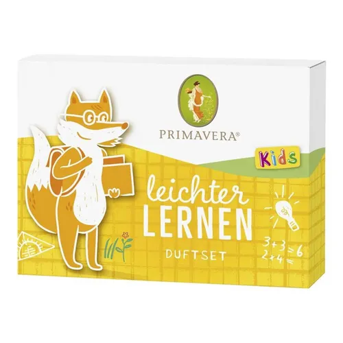 Primavera® Leichter Lernen Duftset - Arzneimittel zur Förderung der Konzentration, mit beruhigenden ätherischen Ölen für ein besseres Lernumfeld.