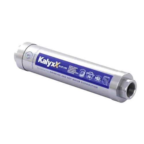 Swiss Aqua Technologies | Innovativer antibakterieller Wasserenthärter mit Kalkschutz IPS Kalyxx BlueLine G 3/4"" Innengewinde IPSKXBG34 | Kalkreduzierung | Schnelle Installation | Wartungsfrei