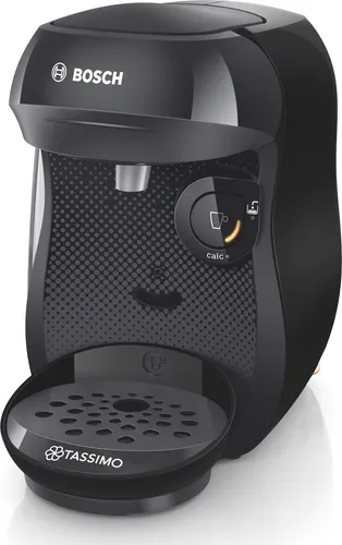 TASSIMO Kaffeekapselmaschine Happy TAS1002, schwarz - Vielfältiger Genuss auf Knopfdruck - Kaffeemaschinen: Entdecke über 70 Getränkevarianten von Marken wie Jacobs und Milka mit der TASSIMO Happy, die dank INTELLIBREW perfekte Qualität garantiert.