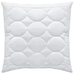Bio:Vio Kopfkissen Tendre, Natur, Textil, Füllung: Faserbällchen, 80x80 cm, Oeko-Tex® Standard 100, weich und anschmiegsam, pflegeleicht, perfekte Stützfunktion, für alle Schlafpositionen geeignet, hygienisch, luftdurchlässig, Tasche, Schlaftextilien, Kopfkissen & Nackenkissen, Kopfkissen