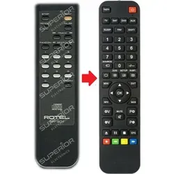 Ersatz Fernbedienung für Rotel RR-901