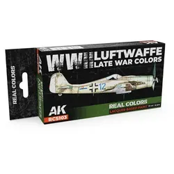 AK Real Colors WWII Luftwaffe Late War Colors SET