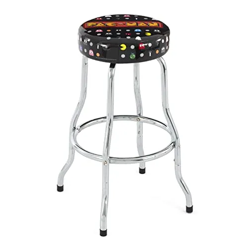 Bandai Legacy Adjustable Stool Schemel - Metall - Hocker aus chrombeschichtetem Stahl, höhenverstellbar und perfekt für moderne Küchen oder Bars