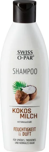 Swiss-o-Par Kokos Milch Shampoo 250ml - Haarpflege aus Deutschland, nährt und hydratisiert das Haar mit wertvoller Kokosmilch für gesundes und glänzendes Haar.