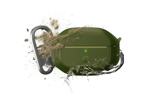KeyBudz ElementProof für AirPods Pro 2 - Forest Green - Audio-Zubehör: Robuster, wasserdichter Schutz mit IP68-Zertifizierung und kabelloser Ladefunktion - ideal für aktive Nutzer.