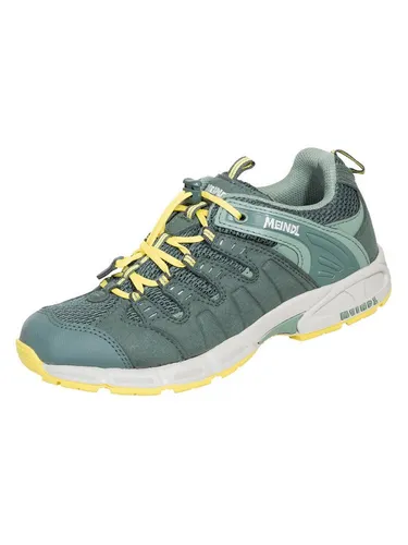 Meindl Respond Junior oliv/gelb Gr. 29 - Wanderschuhe für Kinder mit robustem Velourleder und atmungsaktivem Climamaterial, ideal für leichte Wanderungen und Freizeit. Schnellschnürsystem für einfaches An- und Ausziehen.