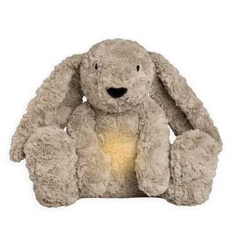 Baby's Only Bibi das Kuschelkaninchen mit Schlafhilfe - Taupe - Kuscheliges Kaninchen mit integrierter Schlafhilfe. Beruhigende Geräusche, sanftes Nachtlicht und intelligenter Weindetektor sorgen für Geborgenheit und Ruhe beim Schlafen.