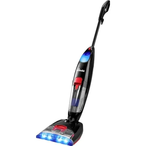 Vileda JetClean 3in1 Saugwischer - Bodenwischer für alle Hartböden, saugen, wischen und trocknen in einem Schritt, effizient und umweltfreundlich in Eco-Verpackung