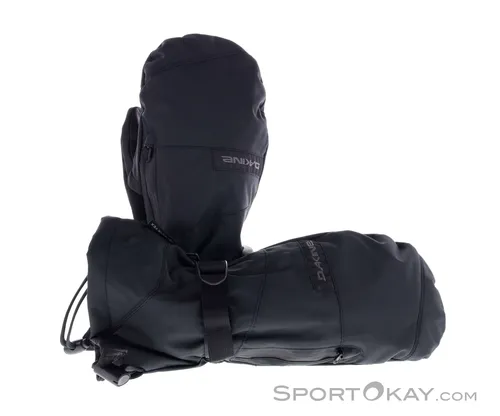 Dakine Leather Titan Mitt GTX Herren Skihandschuhe Schwarz-S - Wasserdichte und atmungsaktive Skihandschuhe mit GORE-TEX-Technologie. Ideal für kalte Wetterbedingungen, bieten sie optimalen Komfort und Wärme durch hochwertige Isolierung und abnehmbaren Innenhandschuh.